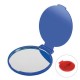 Pocket spiegeltje - blauw transparant
