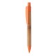 bamboe schrijfpen  - oranje
