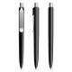 prodir DS8 PSM Push pen - black/silver satin finish