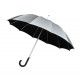 Falcone® paraplu, automaat-zwart/zilver
