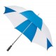 golfparaplu, handopening, diam. ca. 120 cm-blauw/wit