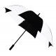 Falcone® golfparaplu, automaat, windproof-zwart/wit