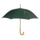 Paraplu met houten handvat CUMULI - groen
