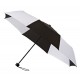 opvouwbare paraplu, voeg uw eigen doming toe!!-zwart/wit