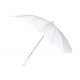 paraplu, hartvormig, windproof-wit