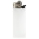 BIC® Styl'it Luxury Lighter Case Opaque White Body / White Base / Black Fork / Chrome Hood