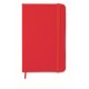 A6 notitieboekje, gelinieerd NOTELUX - rood