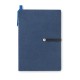 Gerecycled notitieboekje pen RECONOTE - blue