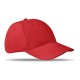 Katoenen baseball cap BASIE - rood