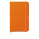 A6 notitieboekje, gelinieerd NOTELUX - oranje