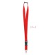 Lanyard 25mm WIDE LANY - rood