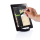 Chef tablet standaard met touchpen, zwart/zilverkleurig, View 5