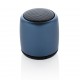Mini aluminium draadloze speaker - blauw