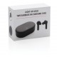 Light up logo TWS oordoppen in oplaad cassette, zwart, View 7