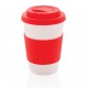 Herbruikbare koffiebeker 270ml - rood