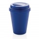 Herbruikbare dubbelwandige koffiebeker 300ml - blauw