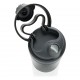 Lekvrije sportfles met draadloze koptelefoon, zwart, View 6