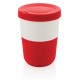 PLA cup coffee to go 380ml, rood - rood