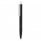 X3 zwart smooth touch pen, transparant