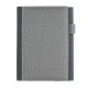 A5 Deluxe design notitieboek omslag, grijs, View 4