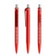prodir QS40 PMT Push pen - red/silver satin finish