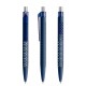 prodir QS40 Soft Touch PRT Push pen - sodalite blue/silver satin finish