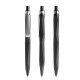 prodir QS20 Soft Touch PRS Push pen - Black / silver