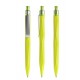 prodir QS20 Soft Touch PRS Push pen - Yellowgreen / silver