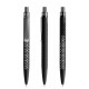 prodir QS40 Soft Touch PRS Push pen - black/graphite satin finish