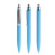 prodir QS01 Soft Touch PRS Push pen - cyan blue / silver