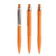 prodir QS30 Soft Touch PRS Push pen - Orange / silver