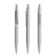 prodir QS40 Soft Touch PRS Push pen - concrete grey/silver satin finish