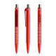 prodir QS40 PMT Push pen - red/silver chrome finish