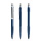 prodir QS30 PQS Push pen - blue cobalt/silver satin finish