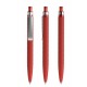 prodir QS01 Soft Touch PRS Push pen - red / silver