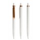 prodir QS01 PMS Push pen - White / copper
