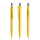 prodir QS40 Soft Touch PRT Push pen - lemon/silver chrome finish