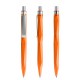 prodir QS20 PMS Push pen - orange/silver satin finish