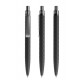 prodir QS01 Soft Touch PRS Push pen - Black / graphite