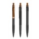 prodir QS30 Soft Touch PRS Push pen - Black / copper