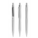 prodir QS20 Soft Touch PRS Push pen - concrete grey / silver