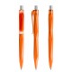 prodir QS20 PMT Push pen - orange/silver satin finish