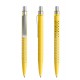 prodir QS40 Soft Touch PRS Push pen - lemon/silver satin finish