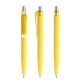 prodir QS01 Soft Touch PRT Push pen - lemon/silver satin finish