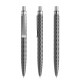 prodir QS01 PQS Push pen - graphite/silver satin finish