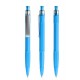 prodir QS30 Soft Touch PRS Push pen - Cyan blue / silver