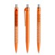 prodir QS40 PMT Push pen - orange/silver satin finish