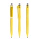 prodir QS20 Soft Touch PRT Push pen - lemon/silver satin finish