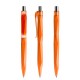 prodir QS20 PMT Push pen - orange/silver chrome finish