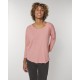 Vrouwen-T-shirt Stella Waver Slub canyon pink L